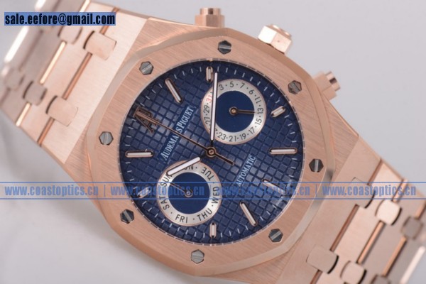 Audemars Piguet Royal Oak Chrono Replica Watch Rose Gold 15400or.oo.1220or.03c (EF)
